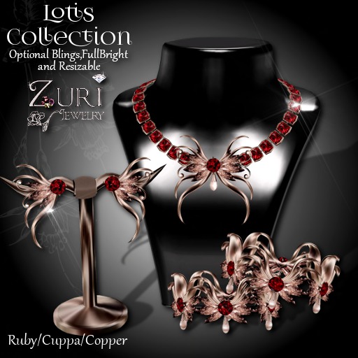 Zuri Rayna - Lotis Collection - Ruby/Cuppa/Copper