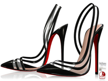 Garbaggio // Lola Slingback - Black