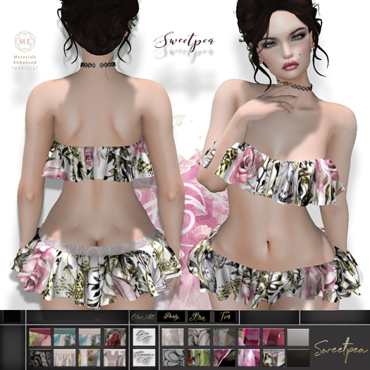 .::Pretty Demo::. Sweetpea Ruffled Bikini