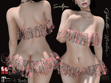 .::Sweetpea Ruffled Bikini Set::.