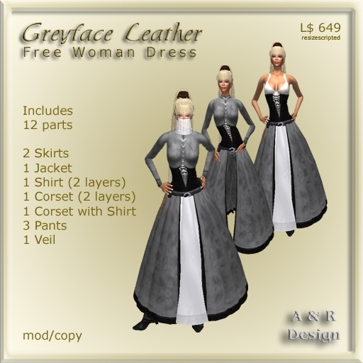 Greyface Leather Dress