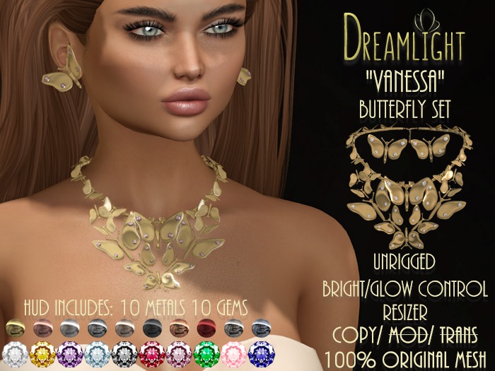 [Dreamlight] "Vanessa" Butterfly set /50% OFF/