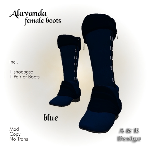 Alavanda Female Boots - Blue