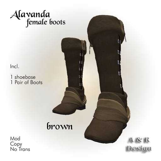 Alavanda Female Boots - Brown