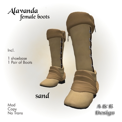 Alavanda Female Boots - Sand