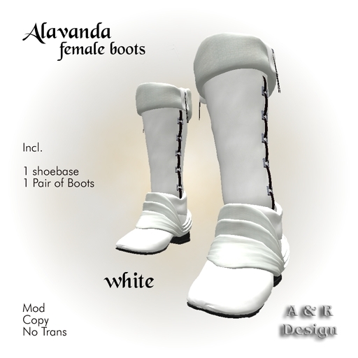 Alavanda Female Boots - White