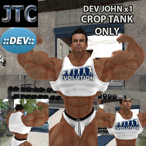JTC DEV TANK CROP Evolution WHITE JOHN x1[CRATE]