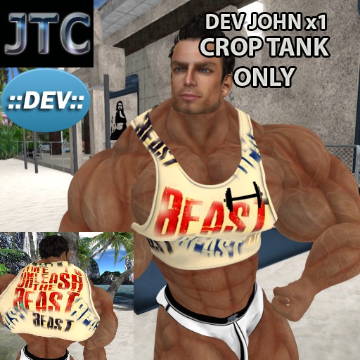 JTC DEV TANK CROP Beast CREAM JOHN x1[CRATE]