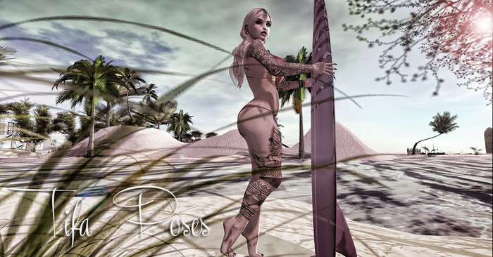 Tifa Poses - beachin