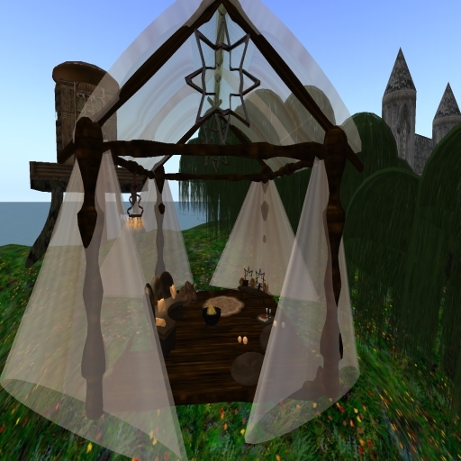 ALMOST FREE! WHIMSY CHOCOLATE BROWN TENT GATHERING (APPROX 70 P)