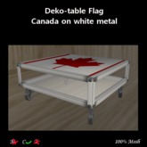 Table flag canada