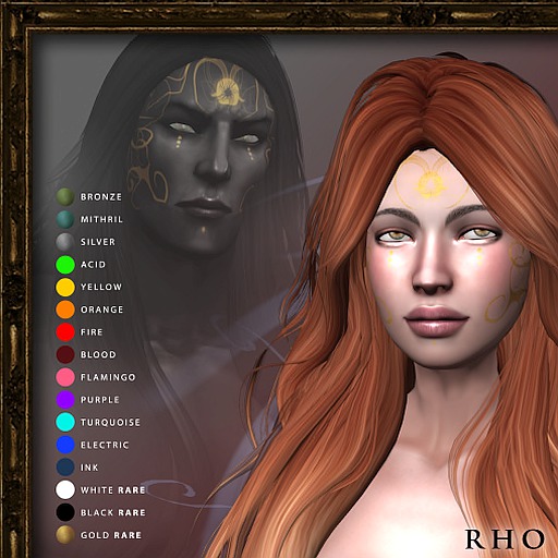 +Fallen Gods Inc.+ Rho face tattoo, Blood