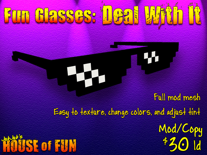 House of Fun: Fun Glasses: Deal With It
