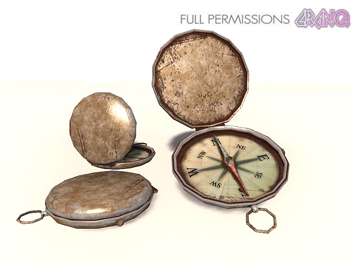 *CRAnQ* MESH Antique Compass (FULL PERM)