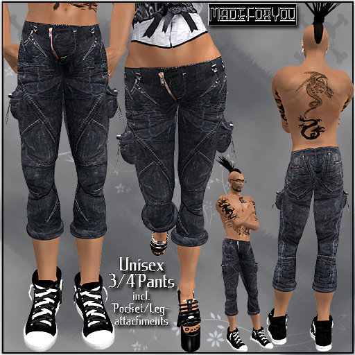 Unisex-3/4-Pants/MadeForYou