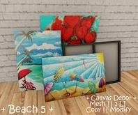 || When I'm Bored || Decor || 100% Mesh || Canvas || Beach 5