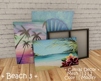|| When I'm Bored || Decor || 100% Mesh || Canvas || Beach 3