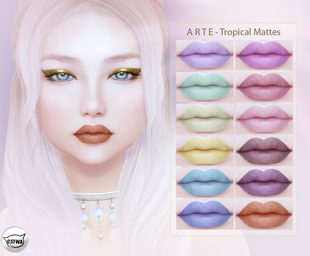 A R T E - Tropical Matte Lipstick [Catwa, Bento]