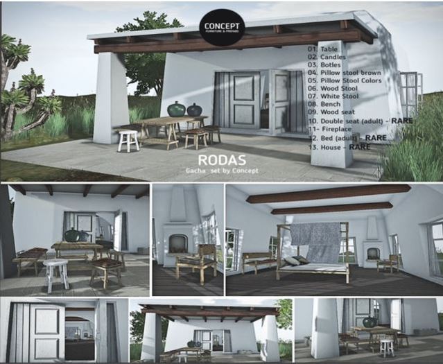 Concept} *04. Rodas. Pillow Stool brown