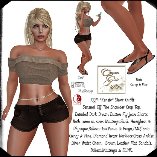 !CGF-*Kensie* Short Outfit