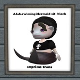 d-lab-swiming-Mermaid sit black-ve