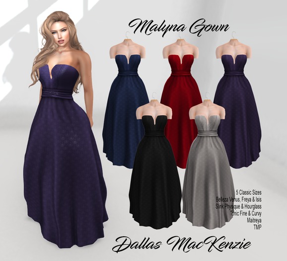 [Dallas MacKenzie] Malyna Gown - FATPACK