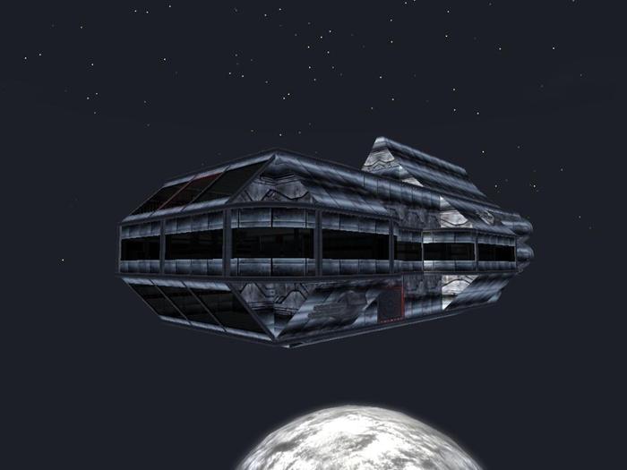 Dragonash Battleship Skybox home space ship