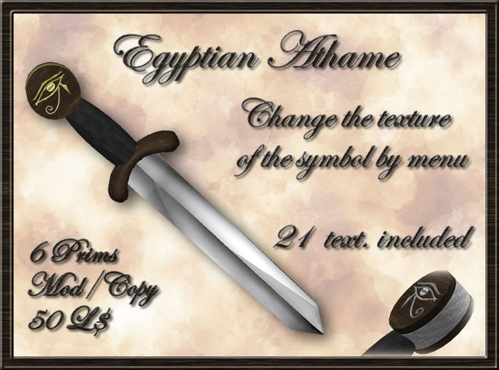 ***TG*** Egyptian  Athame 