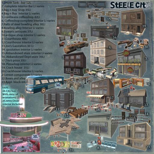 25.-DRD- SC retro diner RARE
