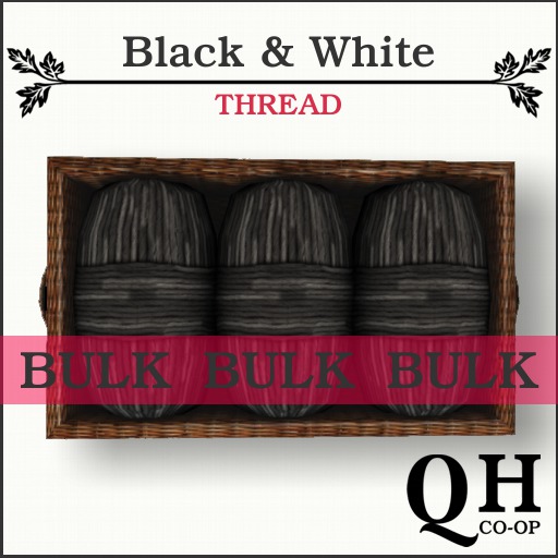 5x [G&S] Thread Black & White