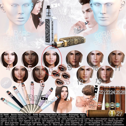 06 HUD_Genesis_Lab_Skin_FLOR - SET 3 (Tiramisu+Milk)