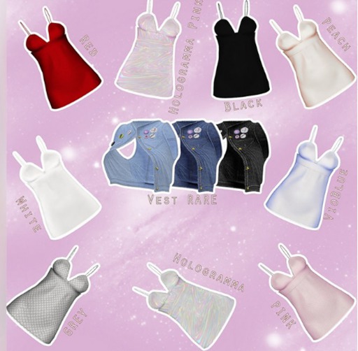 RUST REPUBLIC [Teen] Vest RARE(Freya Black) RARE