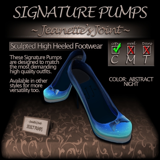 ~JJ~ Signature Pumps (abstract night)