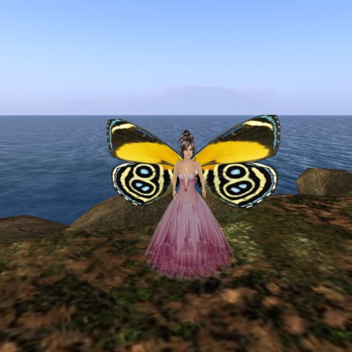 Petite YellowBlueWhite Butterfly Wings V1.0