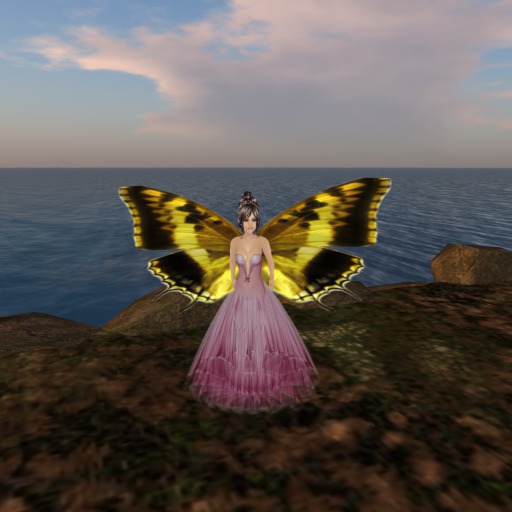 Petite Papilio multicaudata Butterfly Wings V1.0