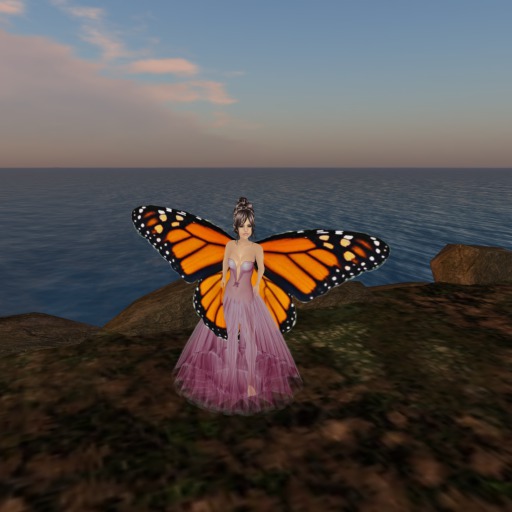 Petite Monarch Butterfly Wings V1.0