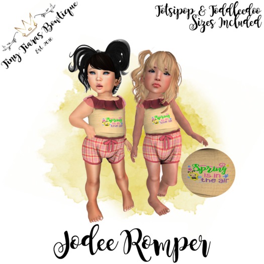 Tiny Tiaras Bowtique - Jodee Romper