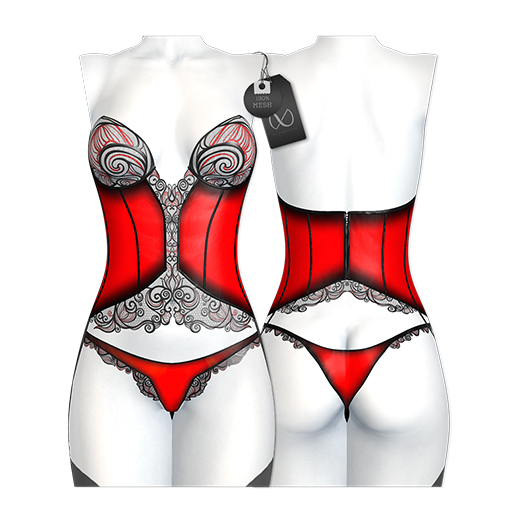 NX-Nardcotix Lucia Lingerie Set Red