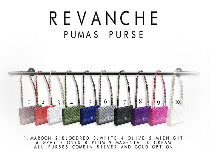 Revanche Pumas Purse Olive