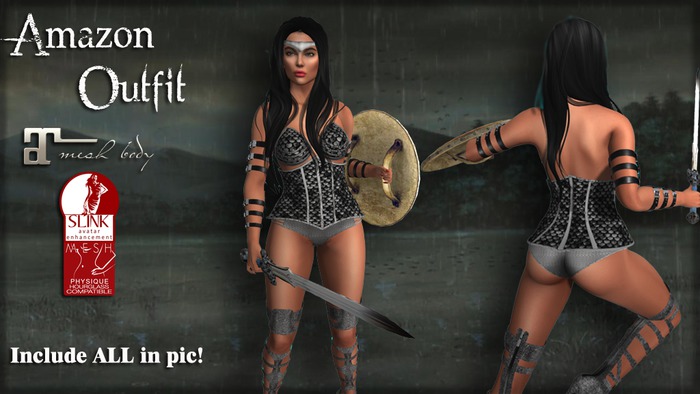 Amazon Outfit Silver - SQ Design