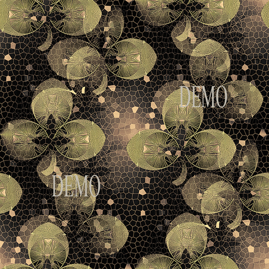 Exclusive texture "Shamrock" black 1024/1024 Seamless