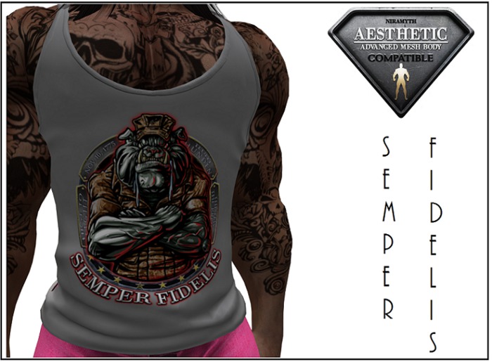 Semper Fidelis Tank -NIRAMYTH AESTHETIC