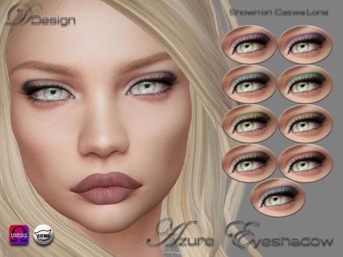 Azure Eyeshadow Box (wear)