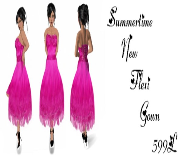 Summertime flexi Gown Dress full perm