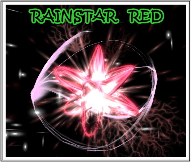 RAINSTAR ANIMATED STAR RED