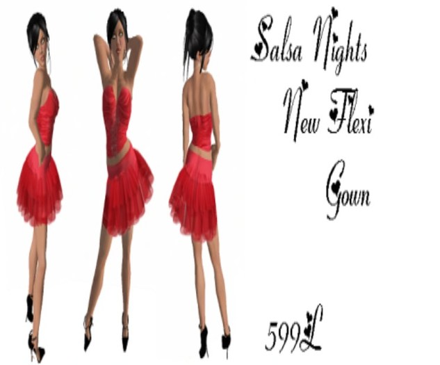 Salsa Nights flexi Gown Dres full perm