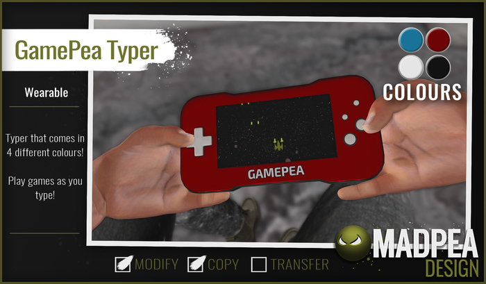 MadPea GamePea Typer Boxed