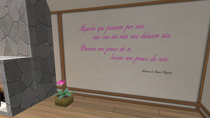 ::SC:: Wall Quote [Os que passam] 