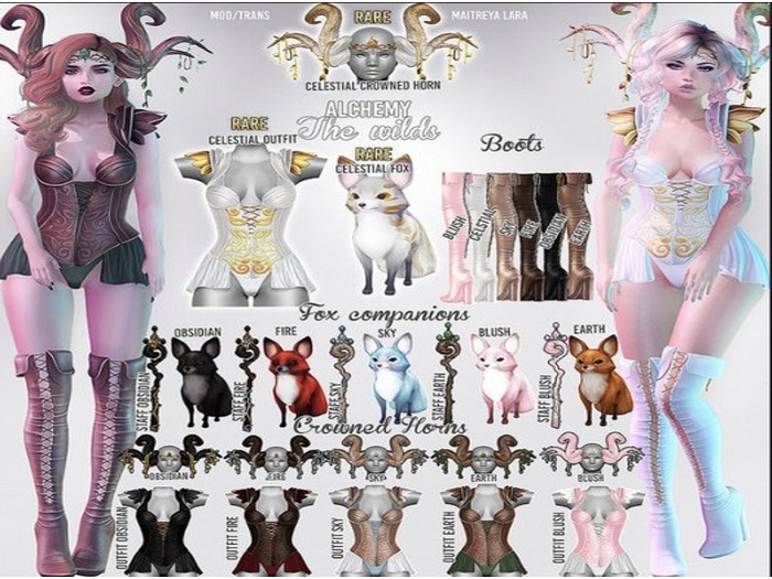 Alchemy - The Wilds - Fox Companion - Celestial Lootbox RARE