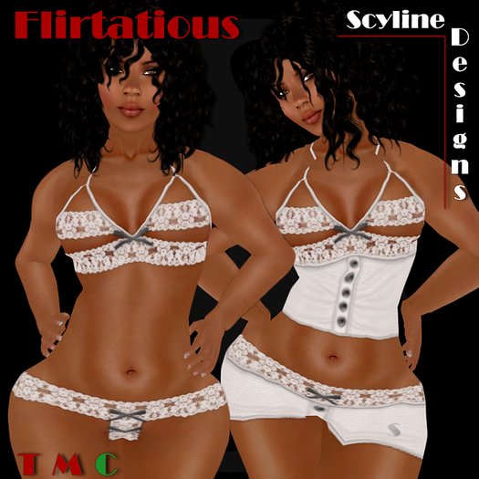 ::Scyline Designs:: Flirtatious [White]